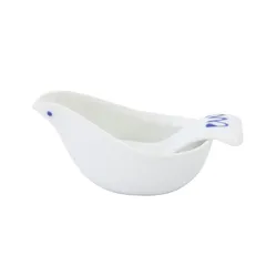 新品 波佐見焼 ことり ソースポット&スプーン【ソース入れ ドレッシング ポット 調味料入れ シュガーポット 砂糖入れ 小鉢 片口 食器 容器 磁器 日本製 食洗機対応 電子レンジOK】 ホワイトのサムネイル