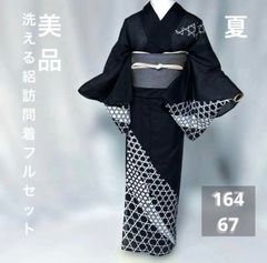 洗える夏着物 絽 色無地 フルセット 4点 東レ - メルカリ