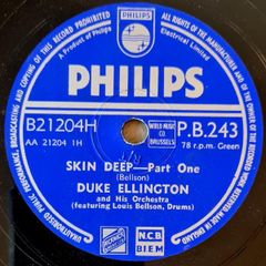 78RPM/SP Duke Ellington & His Orchestra Skin Deep PB243 PHILIPS /00500