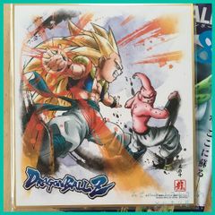 ドラゴンボール 色紙ART8【10．超サイヤ人3 ゴテンクスVS魔人ブウ（悪）】(単品)　新品未使用  １枚 内袋未開封  外袋開封済み