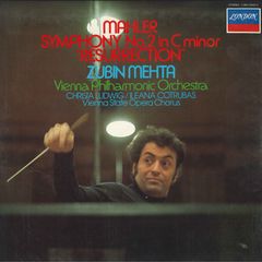 2LP Zubin Mehta Mahler Symphony No.2 In C Minor L36C50334 London Japan Vinyl /00660