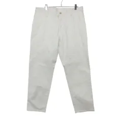 23ku 23区 HOMME オム パンツ ストレッチ トラウザー テーパード ボトムス ホワイト 50【L】 メンズ 【中古】のサムネイル