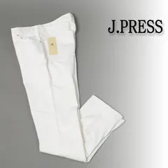 新品 ジェイプレス Jプレス ピケストレッチ 5ポケット パンツ メンズ J.PRESS ストレッチ チノパン 白 94  #620のサムネイル