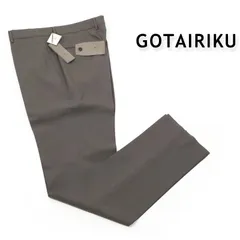 新品 gotairiku 五大陸 定番 ロングセラー 洗える ウール100％ パンツ ノータック スラックス パンツ W80 / W84 / W88 / W92 / W96のサムネイル
