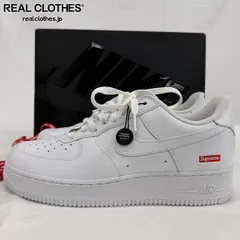 【未使用】Supreme×NIKE/シュプリーム×ナイキ AIR FORCE 1 LOW/エア フォース 1 ロー CU9225-100/27のサムネイル