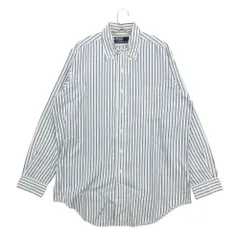 Polo by Ralph Lauren ポロバイラルフローレン 長袖シャツ ボタンダウン ストライプ柄 トップス ブルー L メンズ 【中古】のサムネイル