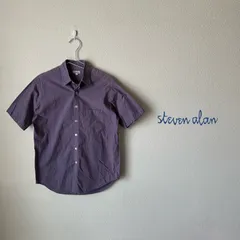 USED処分特価【STEVEN ALAN】COTTON S/S SHIRT / ライトパープルのサムネイル