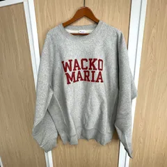 WACKO MARIA × Champion　ワコマリア × チャンピオン　スウェット　トレーナー　グレー　ロゴ　C8-C065　XL　オーバーサイズのサムネイル