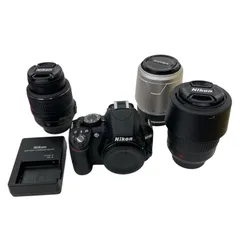 186000 動作確認済み Nikon ニコン デジタル一眼レフカメラ Ｄ3100 ブラックのサムネイル