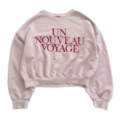 COCO DEAL ココディール スウェット Un Nouveau Voyage 刺繍ビッグロゴ トレーナー トップス ショート丈 ピンク 2【M】 レディース 【中古】のサムネイル