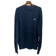 186000 現状品 FRED PERRY フレッドペリー ニット K9601  S ネイビー メンズのサムネイル