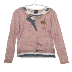 Paul Smith ポール・スミス 長袖Ｔシャツ だまし絵プリント カットソー トップス 長袖 日本製 コットン100％ 薄ピンク S レディース 【中古】のサムネイル