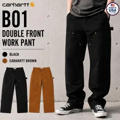 【アメリカ製確約】【レングス30】 Carhartt カーハート ダブルニー ペインターパンツ ワークパンツ B01 ダック生地 ルーズフィット メンズ ワークパンツ 定番 綿 12オンス USAモデル b01のサムネイル