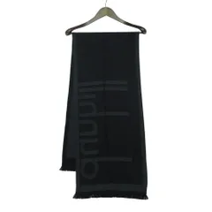 Dunhill ダンヒル マフラー ビックロゴ フリンジ 160×37cm グレー メンズ レディース 【中古】のサムネイル