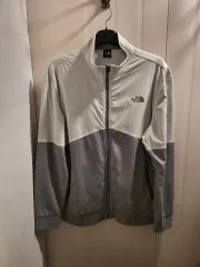 105 THE NORTH FACE ザノースフェイス ジップアップ ジャケット 白 グレーのサムネイル