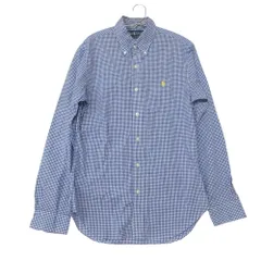 RALPH LAUREN ラルフローレン 長袖シャツ ブロックチェック コットン スリランカ製 ボタンダウン S メンズ 【中古】のサムネイル