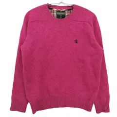 THE SCOTCH HOUSE スコッチハウス セーター ウール ニット 長袖 ラグラン プルオーバー カットソー パープル M メンズ 【中古】のサムネイル