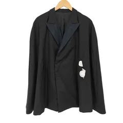 ジョンローレンスサリバン JOHN LAWRENCE SULLIVAN MADE IN JAPAN DORMEUIL 異素材ドッキング 変形テーラードジャケット ポンチョ メンズ import：M のサムネイル