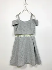 TITTY&CO ティティアンドコー 051-318-114 定価7900円+税 オフショルツイード ワンピース sizeM/グレー ■◆レディースのサムネイル