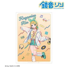 【予約】【新品】初音ミク 描き下ろし 鏡音リン シティポップver. Art by ドルストイ A3マット加工ポスター【正規品】のサムネイル