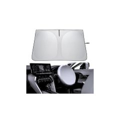 トヨタ ハリアー 80系 4代目 用 フロント サンシェード MXUA8#/AXUH8#/AXUP85型 車種専用設計 4層構造 遮光 断熱 日よけ UVカット 80ハリアー 車中泊 キャンプ カスタムパーツ アクセサリー インテリア 取付簡 107980d3