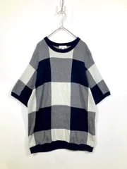 BEAUTY & YOUTH ビューティ&ユース ユナイテッドアローズ 1218-117-0269 定価7700円 ピケ スムース ショートスリーブ ニット セーター sizeM/紺  ■◆メンズのサムネイル