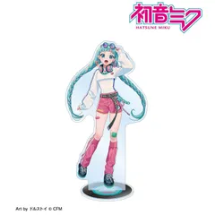 【予約】【新品】初音ミク 描き下ろし 初音ミク シティポップver. Art by ドルストイ BIGアクリルスタンド【正規品】のサムネイル