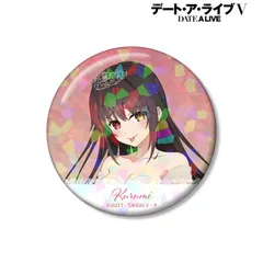 【予約】【新品】アニメ デート・ア・ライブV 描き下ろし 時崎狂三 プリンセス玉座ver. 75mmホログラム缶バッジ【正規品】のサムネイル