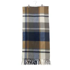 UNITED ARROWS ユナイテッドアローズ マフラー グリーンレーベル チェック ブルー×ブラウン メンズ レディース 【中古】のサムネイル