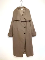 rienda リエンダ 定価25300円 2WAY ハイネック オーバー ウール ロング コート sizeS/茶 ◆■レディースのサムネイル