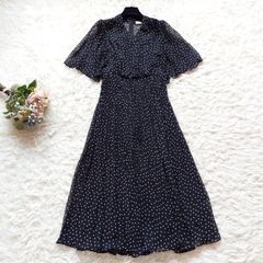 セルフォード バリエーションプリントワンピース ボウタイ ロゴ 38