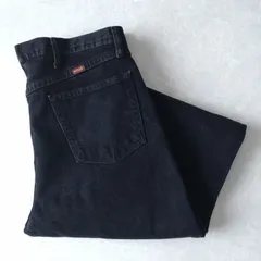 ■古着 RUSTLER ラスラー 1087619CB ブラックジーンズ デニムパンツ Wrangler ラングラー姉妹ブランド W36L34【L6572】のサムネイル