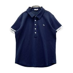 サイズ：6 MASTER BUNNY EDITION マスターバニーエディション 2024年モデル 半袖 ニットポロシャツ  グレー系 [240101479152] ゴルフウェア メンズ ストスト サイズ：6 MASTER BUNNY EDITION マスターバニーエディション 2024年