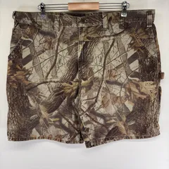 古着 カーハート Carhartt ダック パンツ リアルツリー ペインター ワーク ジップ w44  ブラウン系 カモフラージュ（迷彩） メンズのサムネイル