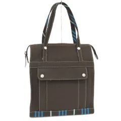 BURBERRY BLUE LABEL トートバッグ キャンバス ブラウンのサムネイル