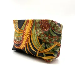 【美品✨】Salvatore Ferragamo Botanical Print Pouch Clutch Bag サルヴァトーレ フェラガモ ボタニカル柄 ポーチ クラッチバッグのサムネイル
