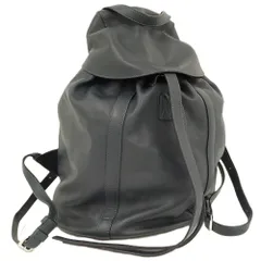 LOEWE ドローストリング バックパック レザー グリーン 306.77.U17のサムネイル