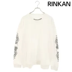 クロムハーツ  LOVE YOU CREW SWTSHRT 袖フローラルクロスハートプリントスウェット メンズ XLのサムネイル