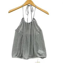 美品 Ungrid アングリッドキャミソール sizeフリー/シルバーのサムネイル