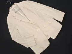 LAUTREAMONT ロートレアモン リネン混 七分袖 テーラード ジャケット size40/ベージュ ■◆ レディースのサムネイル