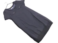 PROPORTION プロポーション ボディドレッシング ニット ドッキング ワンピース size3/紺 ■◆ レディースのサムネイル