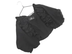 GRACE CONTINENTAL グレースコンチネンタル シルク100% ボレロ カーディガン 黒 ■■ レディースのサムネイル