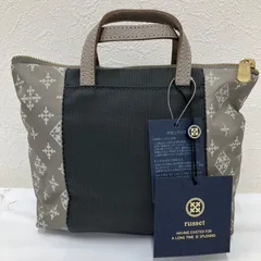 6476　russet ラシット　ミニハンドバック　ポーチ　バニティポーチ　ナイロン　ポリエステル タグ付き　バニティポーチ　小物入れのサムネイル