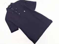 LANDS' END ランズエンド カノコ ボタンダウン ポロシャツ sizeS/紺 ■◆ メンズのサムネイル