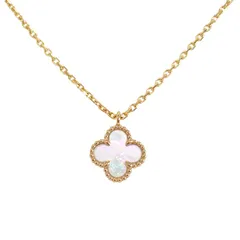 ヴァンクリーフ＆アーペル Van Cleef & Arpels スウィート アルハンブラ ペンダント VCARF69100 ネックレス 18金 K18イエローゴールド マザーオブパール レディース【中古】【Aランク】のサムネイル