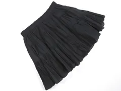 RED VALENTINO レッドヴァレンティノ ティアード ミニ スカート 黒 ■◆ レディースのサムネイル