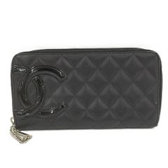 CHANEL カンボンライン マトラッセ ラウンドファスナー オーガナイザー