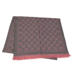 GUCCI マフラー GG柄 グレー系 ピンク系のサムネイル