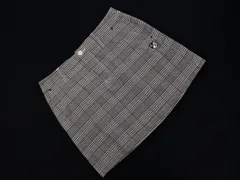 PEARLY GATES パーリーゲイツ ゴルフ グレンチェック スカート size2/白ｘ黒 ■■ レディースのサムネイル