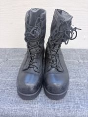 [희소 사이즈] 미군 실물 wellco 컴뱃 부츠 블랙 4W 약 22.0 ~ 22.5cm 여성 사바게